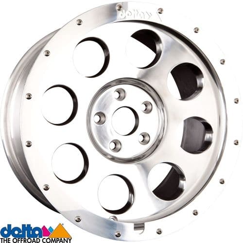 Delta4X4  Klassik 18X9 5X120 +20 Cb65,1 Alloy Polished to fit VW T5 T6  and  Crafter 2019+