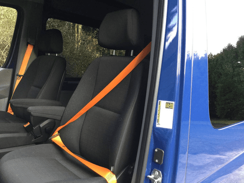 Terrawagen Ncv3 Sprinter Orange Seat Belt Kit ( Sold As A Pair )