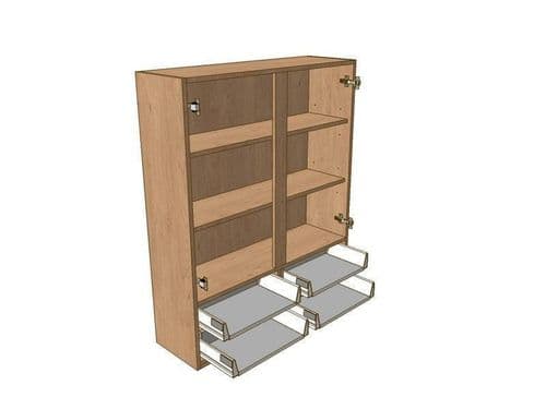 1000mm Dresser Unit 4 Drawer To Suit 720mm Wall Units
