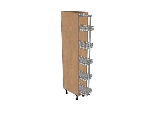 300mm Pull Out Larder Unit With Arena Pull Out 1970mm High