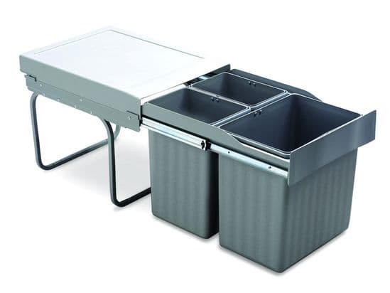 400mm Pull Out Bins
