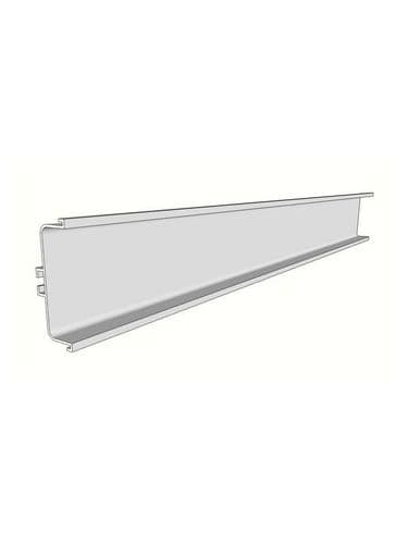 Aluminium mid profile for drawers, 4100x73x26mm