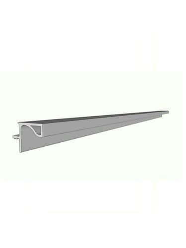 Aluminium profile for wall cabinets, 3900x19.6x20mm