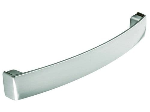 Bow handle, 160mm, die cast, stainless steel effect  - H16