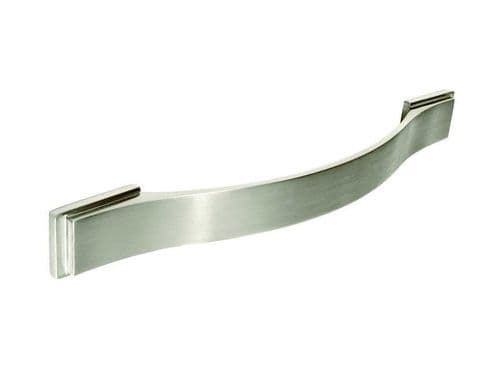 Bridge handle, 160mm, stainless steel effect  - H1