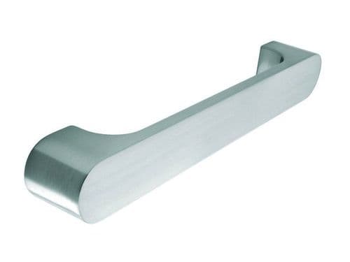 D handle, 160mm, stainless steel effect  - H12