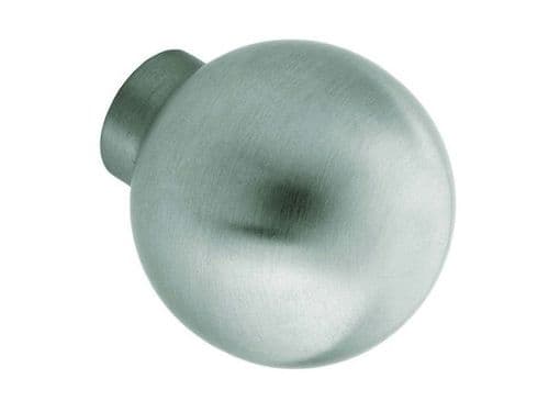 Knob, 30mm, stainless steel effect  - H39