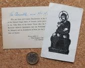 2 vintage church cards Lincoln Stow Armstrong and Catholic priest ordination