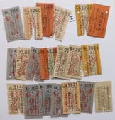 20 vintage bus tickets London Transport Buses & Country Buses Bell Punch I