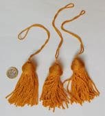 3 large gold key tassels for curtains upholstery decoration sewing belts NEW B