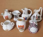 7 crested china pieces Woolwich Bath London Great Yarmouth Southend South Wolds