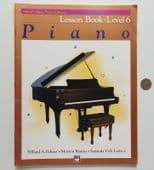 Alfred's Basic Piano Library Lesson Book Level 6 music Shenandoah Dry Bones