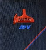 APV tie BREW 87 British brewery equipment company UNUSED VINTAGE 1980s