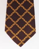 APV tie brewery equipment company brown and gold logo initials UNUSED VINTAGE