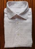 Armani Collezioni shirt size 16.5 Chest pocket cotton Red and white check ZJ