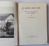 At Dawn and Dusk Colin McLean 1950s book wildfowling shooting game 1954 1st ed