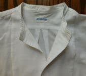 Austin Reed vintage Marcella tunic shirt size 14.75 loose weave 1910s 1920s B