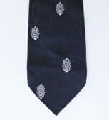 Beacon tie Macaseta Twinzine vintage Terylene tie made in Macclesfield England