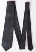 Black Tootal tie mens plain classic suitable for funeral business or office