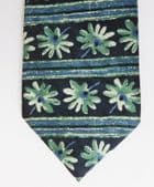 Blue floral M&S tie Marks and Spencer machine washable made in the UK