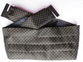 Brown cummerbund with small square dots Easy fix Adjustable