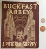 Buckfast Abbey illustrated vintage guide book Pictorial survey rebuilding 1930s