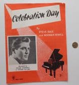 Celebration Day 1960s vintage sheet music for piano Russ Conway Race Newell