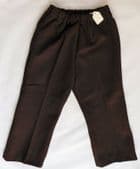 Childrens vintage flared trousers Age 2 UNUSED 1960s 1970s brown nylon LADYBIRD