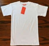 Childrens white tee shirt Gymphlex Fit For Sport boy girl T top chest 30/32 NEW