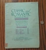 Classic & Romantic Pianoforte Pieces 1934 ABRSM Grade 3 vintage piano music book