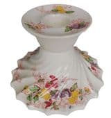 Copeland Spode candlestick candle holder floral pattern traditional home decor