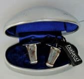 Dalaco glass novelty cufflinks shaped like beer pint glasses NEW IN BOX