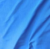 Electric blue fabric Vintage dress material by the METRE Tubular knit Sailor