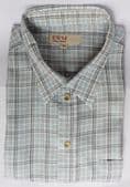 Flannel shirt size XL EWM Edinburgh Woollen Mill pocket check cotton blend KN