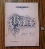 Grieg Lyric Pieces Opus 12 piano music Edition Peters 1269 book 1 Elfentanz