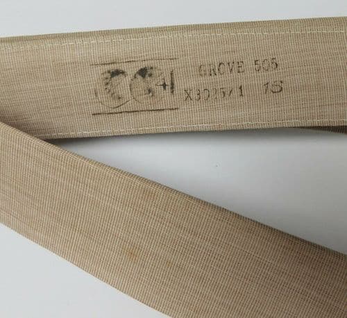 Grove Trubenised utility collar CC41 size 16 brown WW2 vintage 1940s semi-stiff