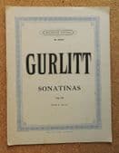 Gurlitt Sonatinas Book 2 vintage piano sheet music Op 121 Augeners Edition