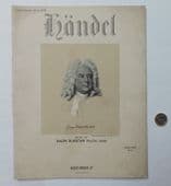 Handel piano book vintage sheet music Reid Great Master Series 9 Ralph Dunstan