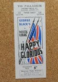 Happy and Glorious Palladium Theatre programme 1940s Tommy Trinder Cairoli Bros