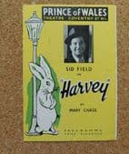 Harvey programme 1949 play by Mary Chase Sid Field Prince of Wales Theatre