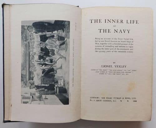 Inner Life of the Navy vintage book by Lionel Yexley 1908 Royal Navy nautical