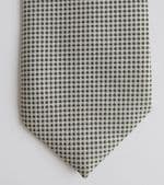 Jonelle tie black and white check John Lewis machine washable smart mens wear