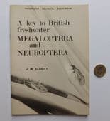 Key to British Freshwater Megaloptera and Neuroptera 1970s booklet insects flies