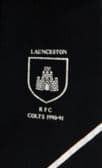 Launceston RFC Colts tie rugby football club youth sport black vintage 1990-1991