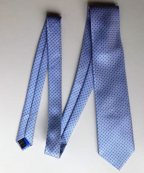 Lilac check tie Marks and Spencer mens wear Machine washable