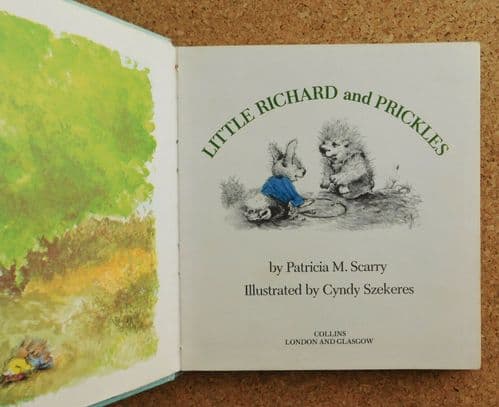 Little Richard and Prickles by Patricia M Scarry Cyndy Szekeres 1971 book 1st
