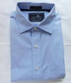 Long sleeved shirt size L Stone Bay Heritage Collection cotton blue pocket QD