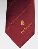Macclesfield company tie B I  Industries with logo UNUSED VINTAGE business