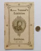 Madame Tussaud vintage catalogue WW1 Chamber of Horrors First World War waxwork