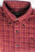 Mens check shirt Brooks Brothers size L button down collar Pocket Soft cotton VM
